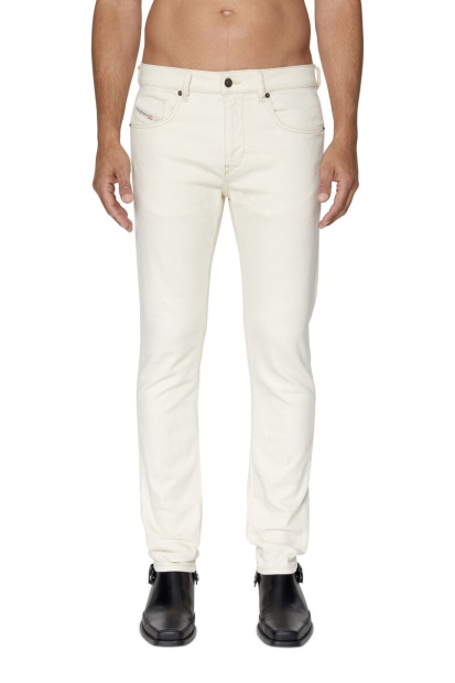 Diesel UK 2019 D-Strukt 09B94 Slim Jeans White