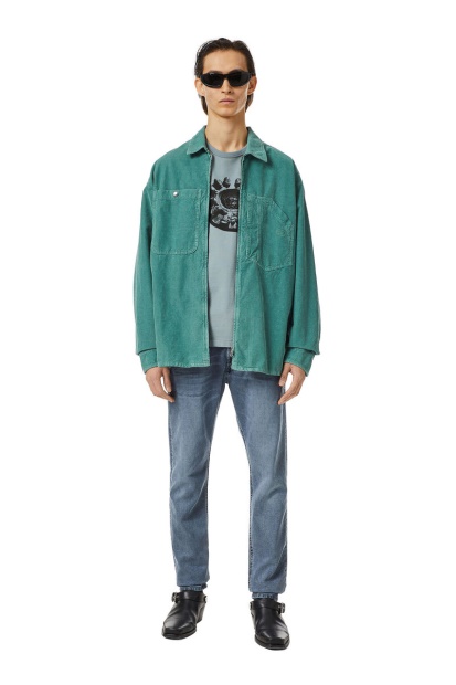 Diesel UK Krooley Joggjeans 069Zy Tapered Medium Blue