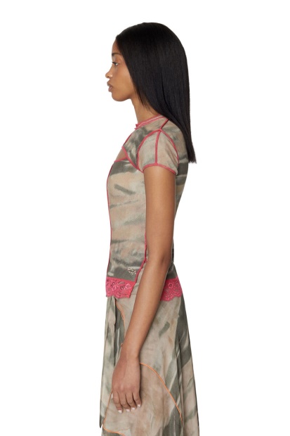 Beige/Green T-Tine Diesel UK