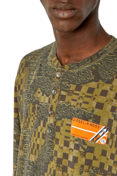 Diesel UK T-Juser-G1 In Military Green