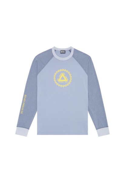 Diesel UK T-Juslan-Ls Light Blue