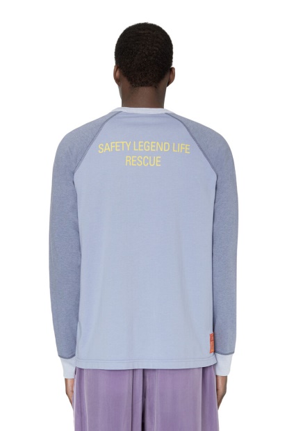 Diesel UK T-Juslan-Ls Light Blue