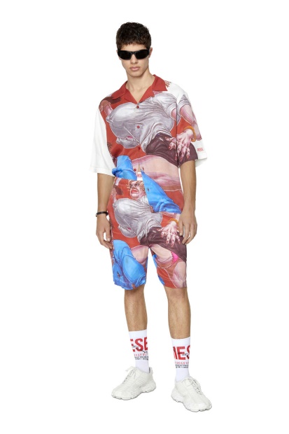 Diesel UK Pr-S-Mec-P1 In Brown/Blue