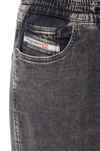 Black/Dark Grey Diesel UK D-Ursy Track Denim 069Zf Slim