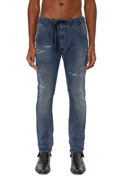 Diesel UK Krooley Joggjeans 069Qh Tapered Dark Blue