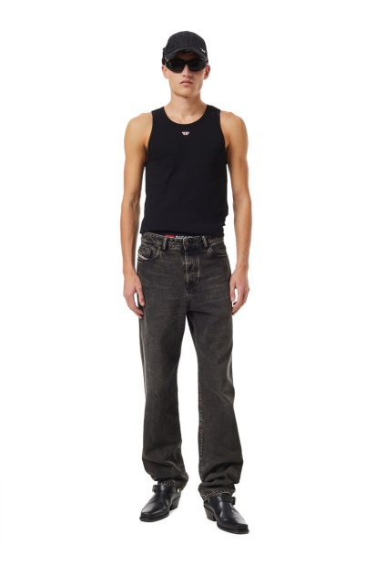 1955 09B87 Straight Jeans Diesel UK In Black/Dark Grey