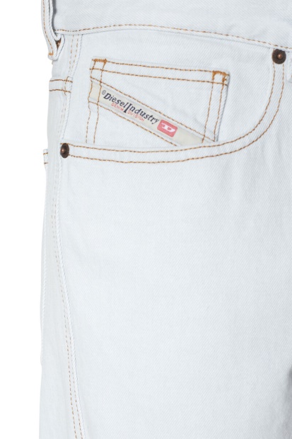 Diesel UK 2010 0079Z Straight Jeans Light Blue