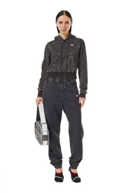 Diesel UK D-Lab Track Denim 069Ze Tapered Black/Dark Grey