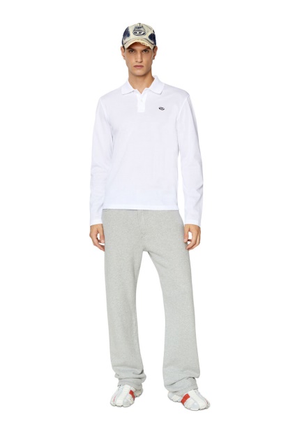 Diesel UK T-Smith-Ls-Doval-Pj White