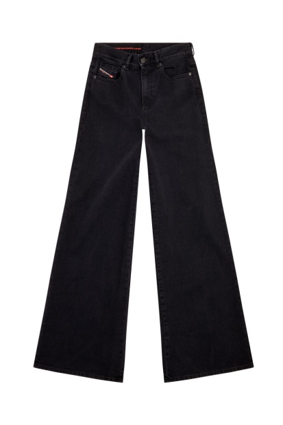 Diesel UK Black/Dark Grey 1978 Z09Rl Bootcut And Flare Jeans