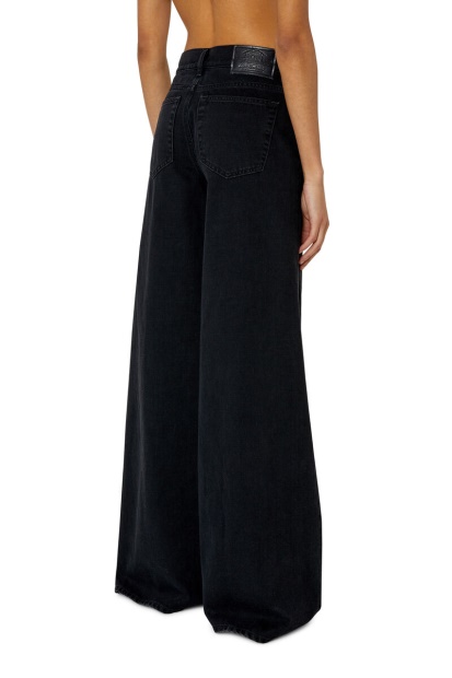 Diesel UK Black/Dark Grey 1978 Z09Rl Bootcut And Flare Jeans