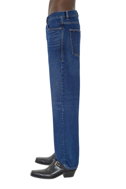 Diesel UK 2010 007E6 Straight Jeans In Dark Blue