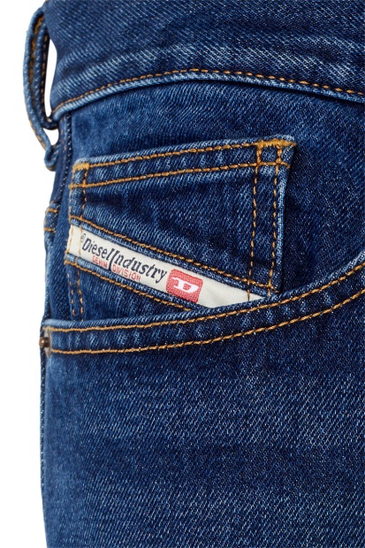 Diesel UK 2010 007E6 Straight Jeans Dark Blue