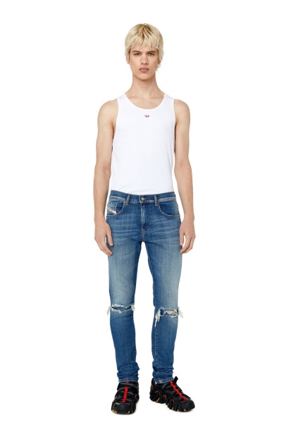 Dark Blue 2019 D-Strukt 09F06 Slim Jeans Diesel UK