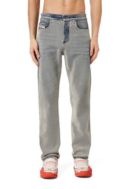 Grey 2020 D-Viker 09C82 Straight Jeans Diesel UK