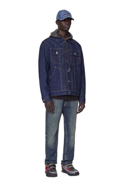 Dark Blue 2021 09B91 Bootcut Jeans Diesel UK