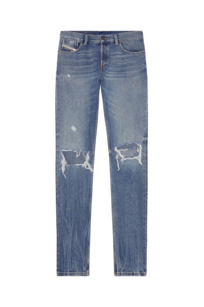 1995 09E02 Straight Jeans Diesel UK Medium Blue