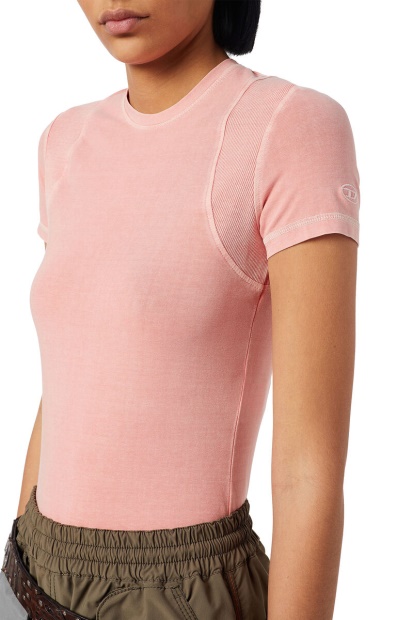 Diesel UK T-Skyrib Pink