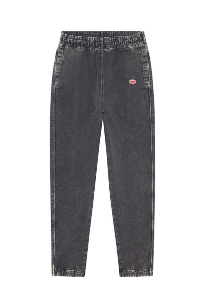Diesel UK Black/Dark Grey D-Lab Track Denim 069Zf Tapered