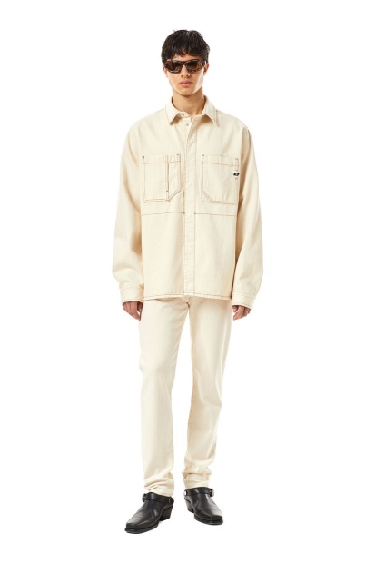 Diesel UK D-Hor Workwear Shirt White