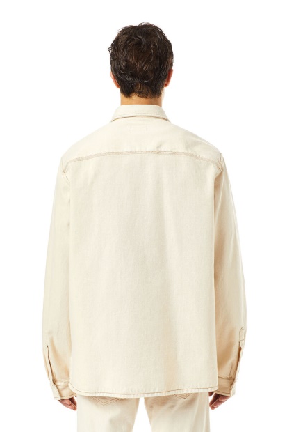 Diesel UK D-Hor Workwear Shirt White