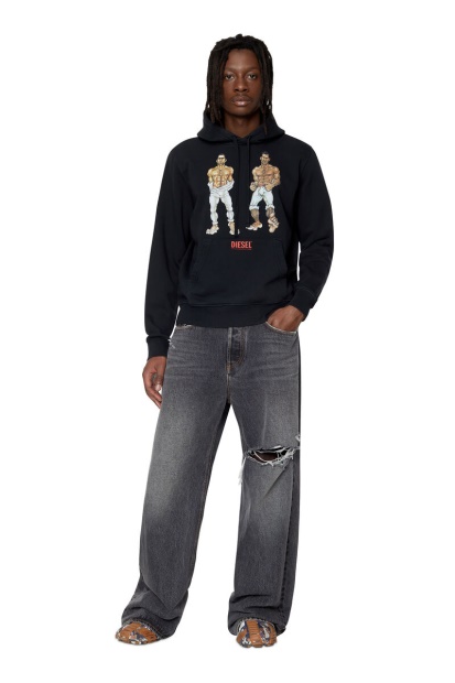 Diesel UK Pr-S-Ginn-Hood-P1 Black