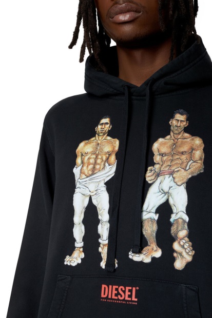 Diesel UK Pr-S-Ginn-Hood-P1 Black