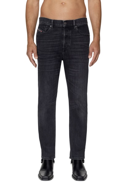Diesel UK Black/Dark Grey 2005 D-Fining 09B83 Tapered Jeans