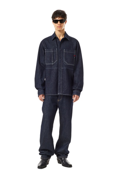 D-Hor Workwear Shirt Diesel UK Dark Blue