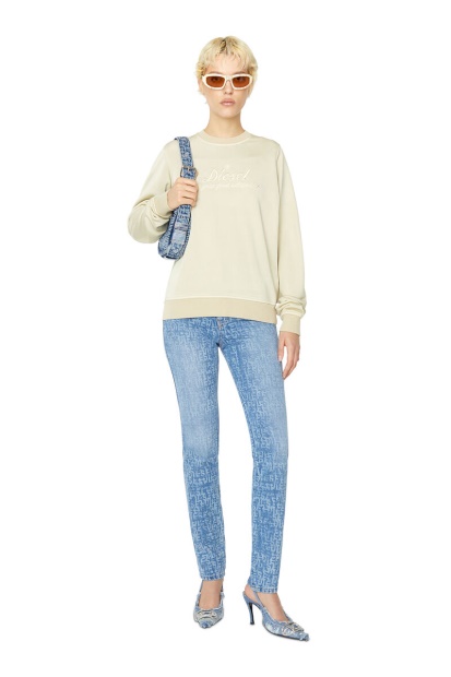 1994 007F5 Straight Jeans Diesel UK Light Blue