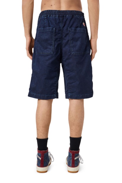 Dark Blue Diesel UK D-Krooley Joggjeans Chino Shorts