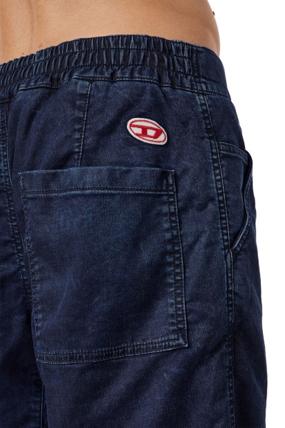 Dark Blue Diesel UK D-Krooley Joggjeans Chino Shorts