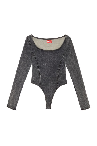 D-Cho Track Denim Bodysuit Diesel UK Dark Blue