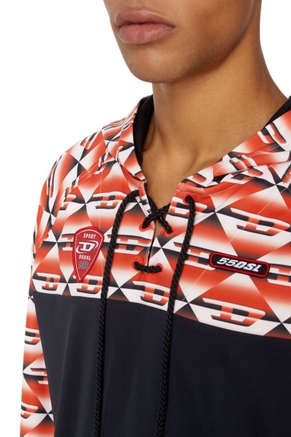 Diesel UK Amst-Zonnie-Ht20 In Black/Red