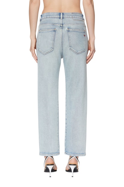 Light Blue Diesel UK 2016 D-Air 0079Z Boyfriend Jeans