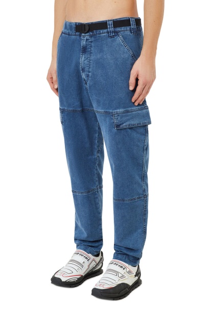 Krooley Joggjeans 069Zk Tapered Diesel UK In Medium Blue