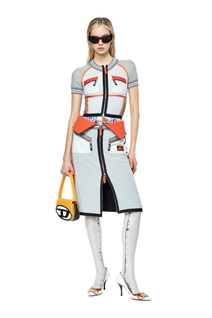 Diesel UK T-Toky Orange/White