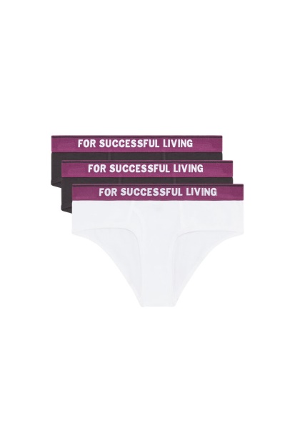 Diesel UK Ufpn-Oxys-Threepack Black/White