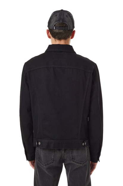 D-Barcy Trucker Jacket Diesel UK Black/Dark Grey