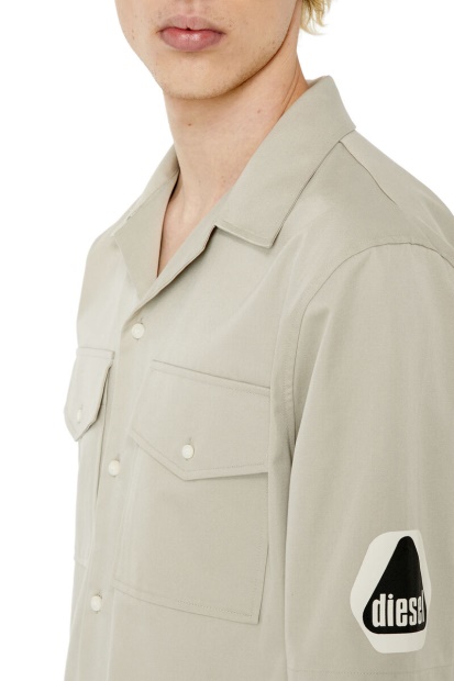 Light Grey Diesel UK S-Mac-B