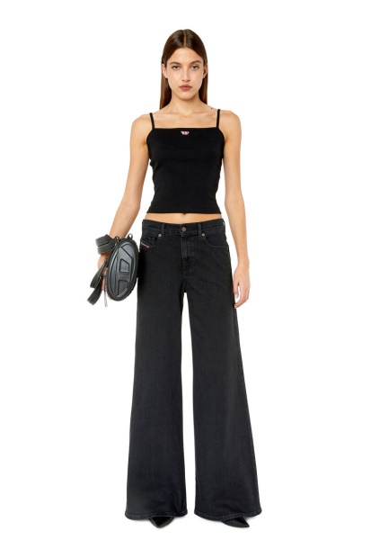 1978 Z9C25 Bootcut And Flare Jeans Diesel UK Black/Dark Grey