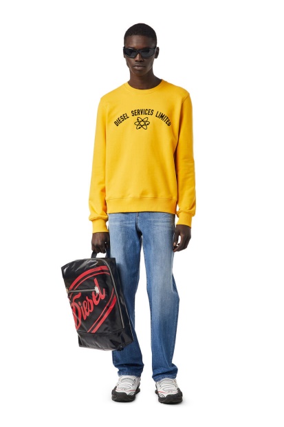 Diesel UK 2020 D-Viker 0Ehaj Straight Jeans Light Blue