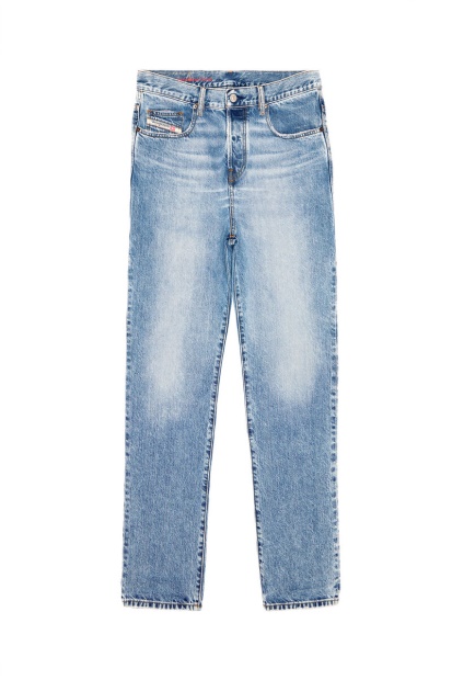 Light Blue 2020 D-Viker 09C66 Straight Jeans Diesel UK