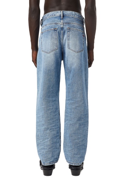 Light Blue 2020 D-Viker 09C66 Straight Jeans Diesel UK