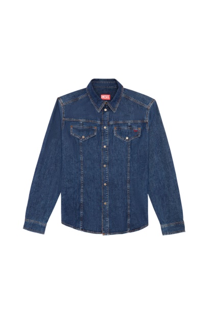 D-Westy Rodeo Shirt Diesel UK Dark Blue