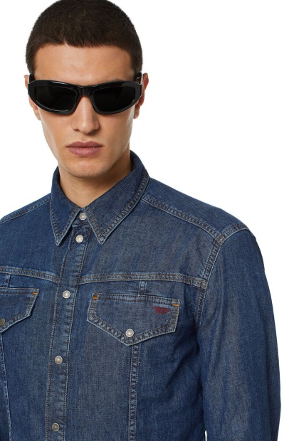 D-Westy Rodeo Shirt Diesel UK Dark Blue