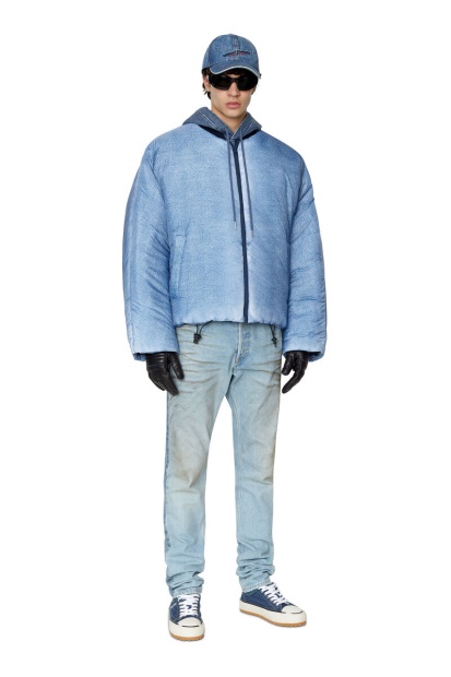 Diesel UK W-Day-Print Light Blue