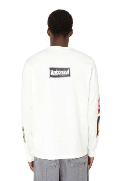 Diesel UK T-Just-Ls-E8 White