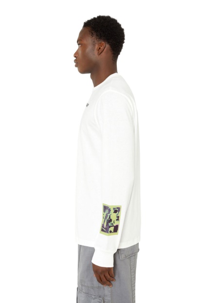 Diesel UK T-Just-Ls-E8 White