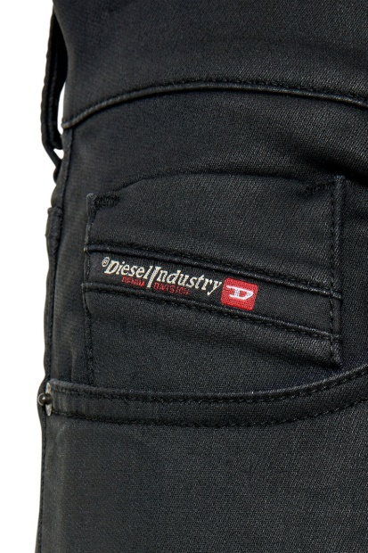 Diesel UK Black/Dark Grey D-Strukt Joggjeans 068Cp Slim